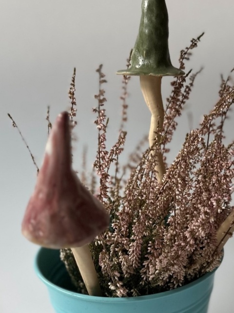 grzybek ceramiczny