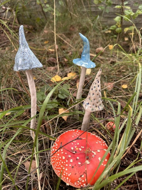 grzybek ceramiczny